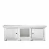 2-türiger Landhaus TV Schrank In Weiß - Chelles 2 2-türiger Landhaus TV Schrank In Weiß - Chelles -Lana Sales 2 tueriger landhaus tv schrank in weiss touchwood 152cm breit chelles f