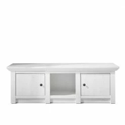 2-türiger Landhaus TV Schrank In Weiß - Chelles