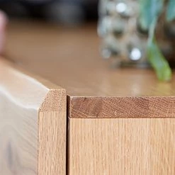 2-türiges TV Lowboard 170 Cm Breit - Duravai -Lana Sales 2 tueriges tv lowboard 170 cm breit in wildeiche furnier schwarz duravai 02