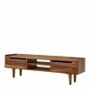 2-türiges TV Lowboard Mit Griffmulden - Placer 1 2-türiges TV Lowboard Mit Griffmulden - Placer -Lana Sales 2 tueriges tv lowboard mit griffmulden zwei faechern aus sheesham holz placer f