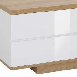 200 Cm Langes TV Board Im Skandi Design - Tea 10 200 Cm Langes TV Board Im Skandi Design - Tea -Lana Sales 200 cm langes tv board im skandi design in weiss hochglanz eiche tea 02 1