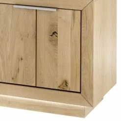 200cm Breites TV Lowboard In Wildeiche Bianco - Vegrilo -Lana Sales 200cm breites tv lowboard in wildeiche bianco mit metallgriffen vegrilo 02