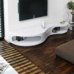 200x30x50 Design Lowboard Für TV Mit Fächern - Cepters 6 200x30x50 Design Lowboard Für TV Mit Fächern - Cepters -Lana Sales 200x30x50 design lowboard fuer tv mit faechern in weiss hochglanz cepters 01