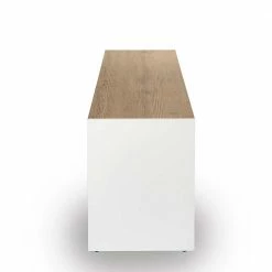 200x51x40 TV Unterschrank Zweifarbig - Saluds -Lana Sales 200x51x40 tv unterschrank zweifarbig in weiss wildeiche dekor saluds 03