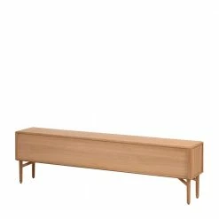 200x57x35 TV Unterschrank Mit Schiebetüren - Salravia -Lana Sales 200x57x35 tv unterschrank mit schiebetueren in eiche scandi chic salravia 04