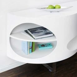 200x60x50 Designer Sideboard Mit Vier Fächern - Scarula -Lana Sales 200x60x50 designer sideboard mit vier faechern in weiss hochglanz edelstahl scarula 02