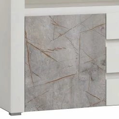 200x85x38 Sideboard Mit Zwei Offenen Fächern - Volicra -Lana Sales 200x85x38 sideboard mit zwei offenen faechern drei schubladen zwei tueren volicra 04