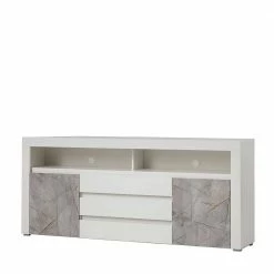 200x85x38 Sideboard Mit Zwei Offenen Fächern - Volicra