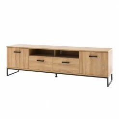 201cm Breites Lowboard Für TV In Wildeiche - Truvisas