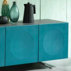201cm Langes Türen-Sideboard In Petrol & Anthrazit - Tevez -Lana Sales 201cm langes tueren sideboard in petrol anthrazit modernes design tevez 03