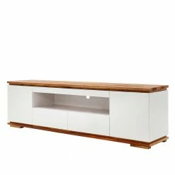 202x54x40 TV Unterschrank In Weiß & Asteiche - Vangels