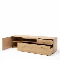 205cm Langes TV Board In Wildeiche - Iniena 11 205cm Langes TV Board In Wildeiche - Iniena -Lana Sales 205cm langes tv board in wildeiche nachbildung viel stauraum iniena 03