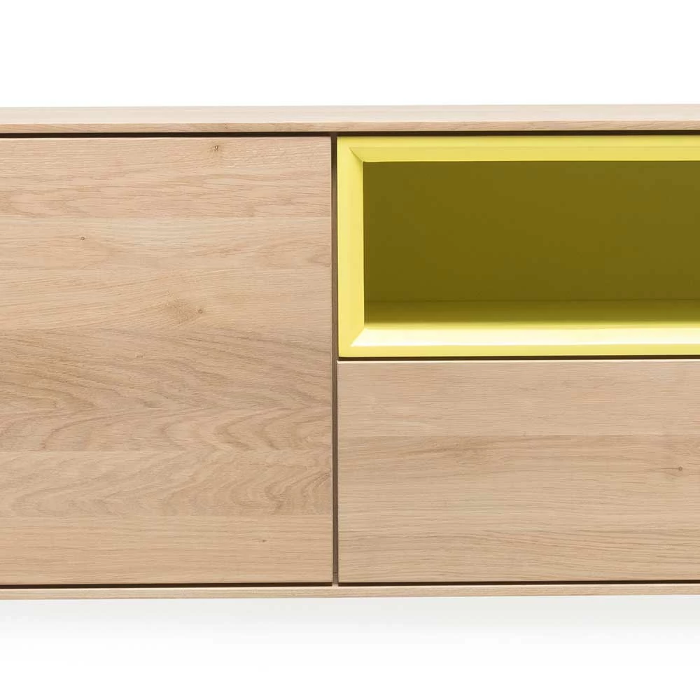 205x43x40 Hängeschrank Fürs Wohnzimmer In Eiche Bianco - Enifra 8 205x43x40 Hängeschrank Fürs Wohnzimmer In Eiche Bianco - Enifra – Bild 6