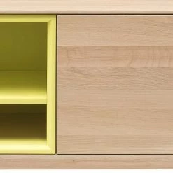 205x63x40 Designer Lowboard In Eiche Bianco & Gelb - Enifra -Lana Sales 205x63x40 designer lowboard in eiche bianco gelb handgearbeitet enifra 04