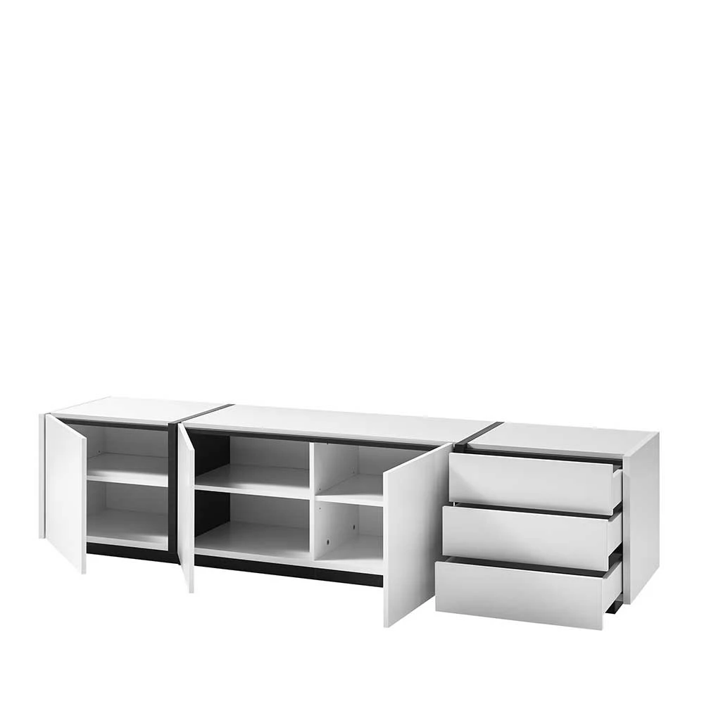 212x50x45 TV Board Mit Drei Schubladen - Laucata 5 212x50x45 TV Board Mit Drei Schubladen - Laucata – Bild 3