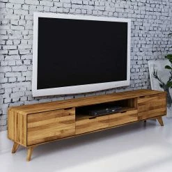 220x48x40 Massivholz TV Board In Natur Geölt - Eavy 10 220x48x40 Massivholz TV Board In Natur Geölt - Eavy -Lana Sales 220x48x40 massivholz tv board in natur geoelt aus wildeiche eavy 02
