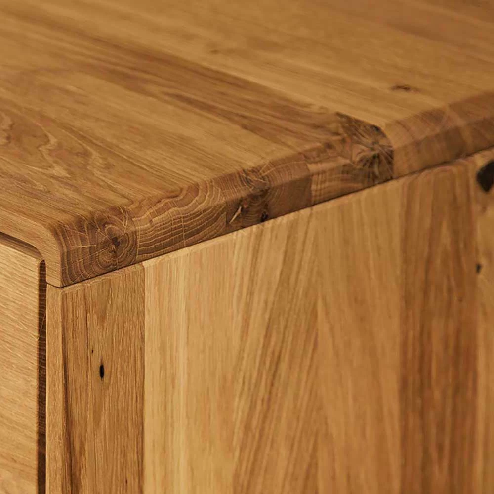 220x48x40 Massivholz TV Board In Natur Geölt - Eavy 8 220x48x40 Massivholz TV Board In Natur Geölt - Eavy – Bild 6