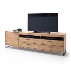 224x67x50 Fernsehboard Aus Eiche Massivholz - Assela -Lana Sales 224x67x50 fernsehboard aus eiche massivholz in bianco geoelt assela 01