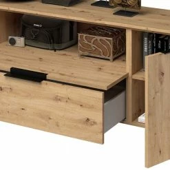 225x68x40 Fernsehschrank In Asteiche Dekor - Vunsci 12 225x68x40 Fernsehschrank In Asteiche Dekor - Vunsci -Lana Sales 225x68x40 fernsehschrank in asteiche dekor mit klappe 3 tueren 2 schubladen vunsci 04