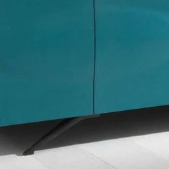 4 Türen Sideboard In Petrol & Anthrazit - Giordana -Lana Sales 4 tueren sideboard in petrol anthrazit modern hochqualitativ giordana 05