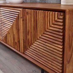 4-türiges Massivholz Sideboard 140 Cm Breit - Surin 12 4-türiges Massivholz Sideboard 140 Cm Breit - Surin -Lana Sales 4 tueriges massivholz sideboard 140 cm breit aus lackiertem sheesham surin 04