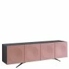 4-türiges Sideboard In Rosa & Anthrazit - Estetica -Lana Sales 4 tueriges sideboard in rosa anthrazit modernes design estetica f
