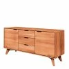 63cm Hohes Sideboard Mit 134cm Länge - Junola 2 63cm Hohes Sideboard Mit 134cm Länge - Junola -Lana Sales 63cm hohes sideboard mit 134cm laenge aus geoelter kernbuche massiv junola f