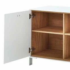 65cm Hohe TV-Kommode Jorsimo In Weiß -Lana Sales 65cm hohe tv kommode in weiss eiche jorsimo 04