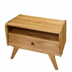 80x63x40 Midcentury TV Tisch Aus Holz - Hardus