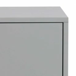 81x53x35 TV Unterschrank In Grau Aus Kiefer - Lanik -Lana Sales 81x53x35 tv unterschrank in grau aus kiefer schwarz metall 2 tuerig lanik 03