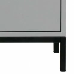 81x53x35 TV Unterschrank In Grau Aus Kiefer - Lanik -Lana Sales 81x53x35 tv unterschrank in grau aus kiefer schwarz metall 2 tuerig lanik 04