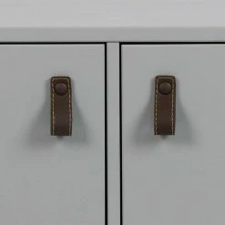 81x53x35 TV Unterschrank In Grau Aus Kiefer - Lanik -Lana Sales 81x53x35 tv unterschrank in grau aus kiefer schwarz metall 2 tuerig lanik 05