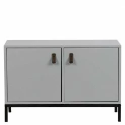 81x53x35 TV Unterschrank In Grau Aus Kiefer - Lanik