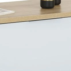 90x46x46 Lowboard Mit Klappe In Weiß Glas - Drinul -Lana Sales 90x46x46 lowboard mit klappe in weiss glas eiche dekor chrom drinul 03