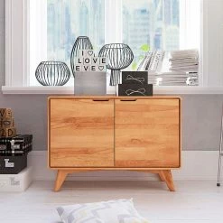 90x63x40 Buche Kommode In Kernbuche - Junola 8 90x63x40 Buche Kommode In Kernbuche - Junola -Lana Sales 90x63x40 buche kommode in kernbuche mit zwei tueren junola 02