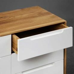 90x63x40 Design Kommode Mit Sechs Schubladen - Diesta 11 90x63x40 Design Kommode Mit Sechs Schubladen - Diesta -Lana Sales 90x63x40 design kommode mit sechs schubladen in weiss wildeiche diesta 03