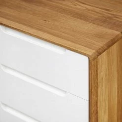 90x63x40 Kombi-Kommode Aus Massivholz & MDF - Diesta -Lana Sales 90x63x40 kombi kommode aus massivholz mdf in wildeiche weiss diesta 03