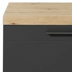 96x55x44 TV Bank Mit Klappe - Svanjon -Lana Sales 96x55x44 tv bank mit klappe in dunkelgrau wildeiche dekor svanjon 04