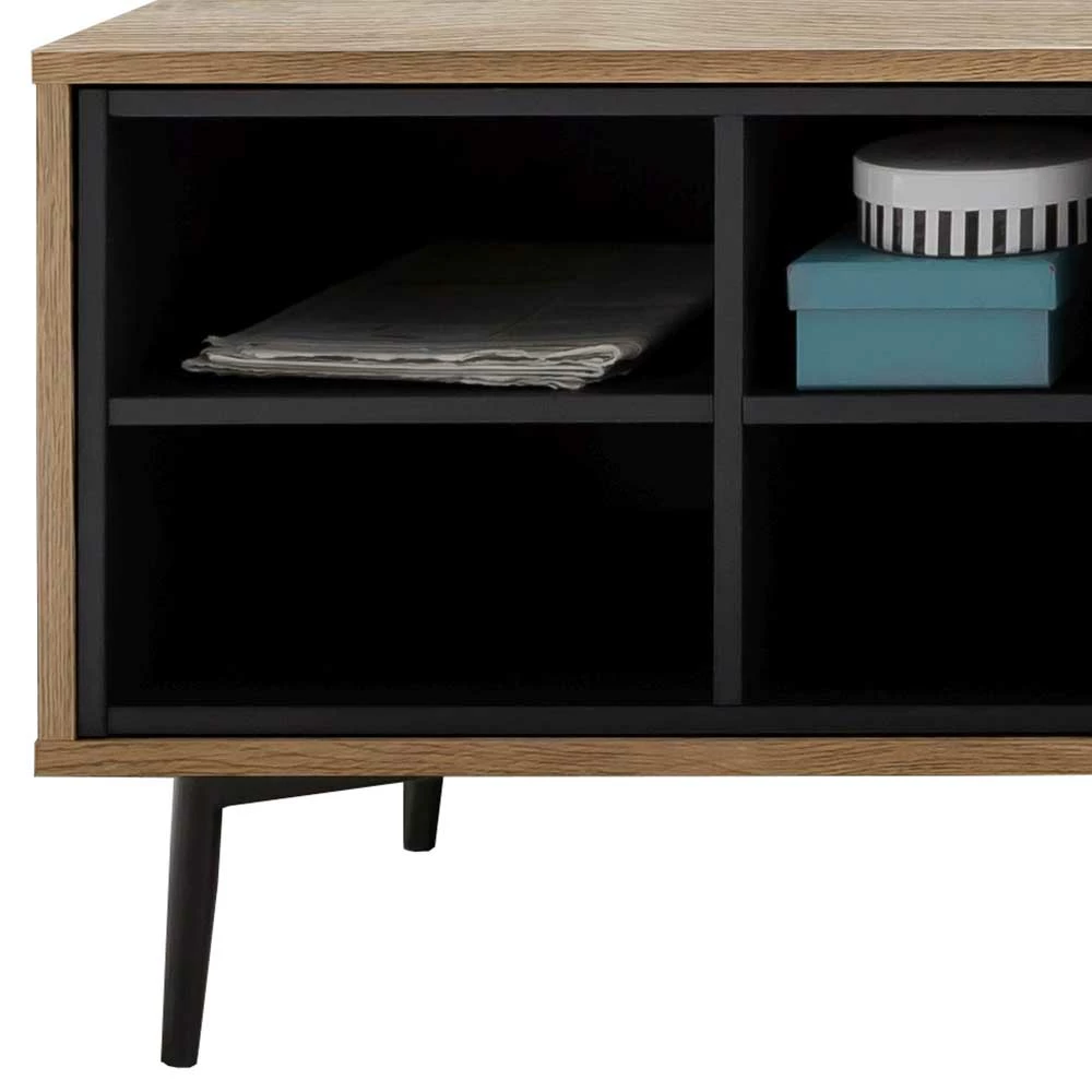 97x45x39 Lowboard Mit Tür & 4 Fächern - Drondo 5 97x45x39 Lowboard Mit Tür & 4 Fächern - Drondo – Bild 3