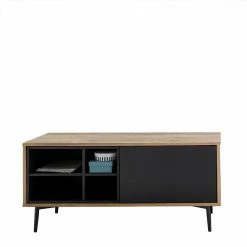 97x45x39 Lowboard Mit Tür & 4 Fächern - Drondo