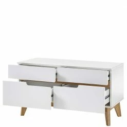 97x53x40 Flur Lowboard Mit Vier Schubladen - Perdon 10 97x53x40 Flur Lowboard Mit Vier Schubladen - Perdon -Lana Sales 97x53x40 flur lowboard mit vier schubladen in weiss asteiche perdon 02