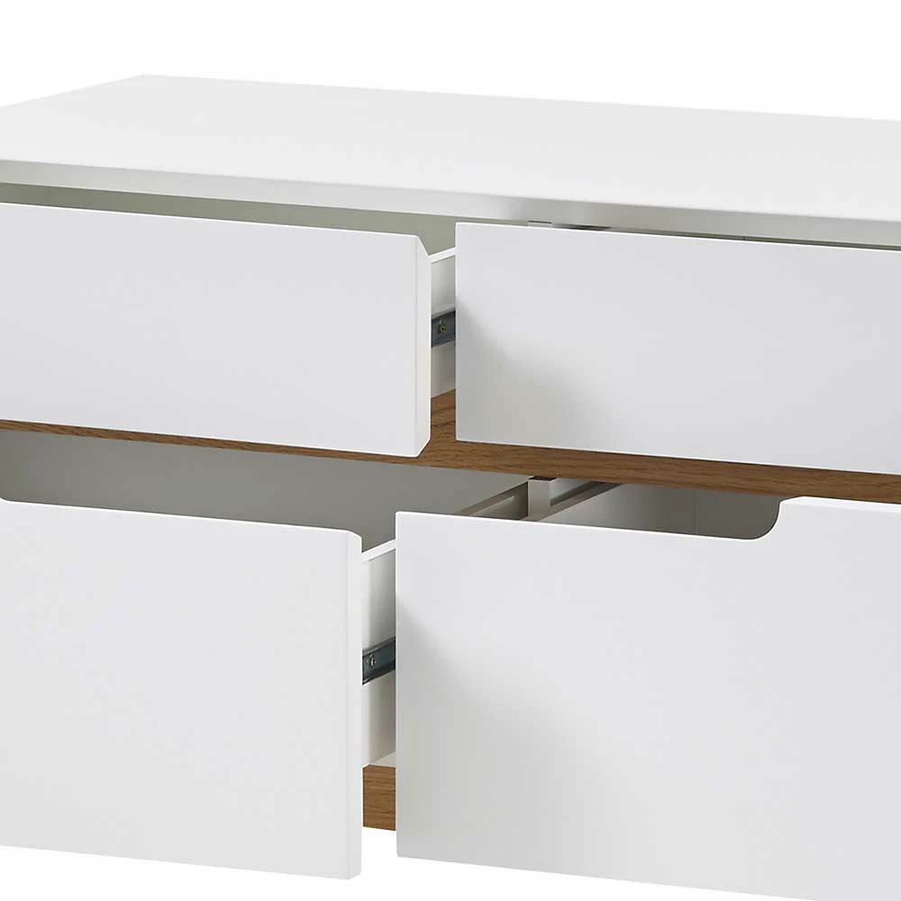 97x53x40 Flur Lowboard Mit Vier Schubladen - Perdon 8 97x53x40 Flur Lowboard Mit Vier Schubladen - Perdon – Bild 6