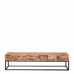 Akazie TV Unterschrank Mit 3 Schubladen - Lutos