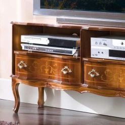 Barock Fernseh Tisch Mit 2 Schubladen Agosto & 2 Fächern -Lana Sales barock fernseh tisch mit 2 schubladen 2 faechern agosto 03