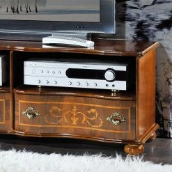 Barock TV Board In Nussbaum Agosto Mit 2 Schubladen -Lana Sales barock tv board in nussbaum mit 2 schubladen agosto 03