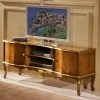 Barock TV Lowboard Mit Blattgold Venerdina In Nussbaumfarben 2 Barock TV Lowboard Mit Blattgold Venerdina In Nussbaumfarben -Lana Sales barock tv lowboard mit blattgold in nussbaumfarben venerdina 01