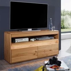 Lana Sales -Lana Sales beleuchtetes tv element aus massiver wildeiche mit fach 2 tueren acmida 01 1