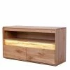 Beleuchtetes TV Element Aus Massiver Wildeiche - Acmida -Lana Sales beleuchtetes tv element aus massiver wildeiche mit fach 2 tueren acmida f 1