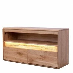 Beleuchtetes TV Element Aus Massiver Wildeiche - Acmida