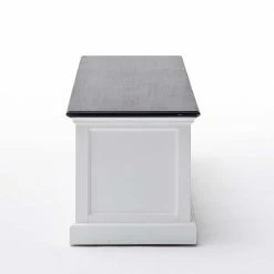 Breites TV-Lowboard Provona Im Landhausstil 12 Breites TV-Lowboard Provona Im Landhausstil -Lana Sales breites tv lowboard im landhausstil in schwarz weiss provona 04